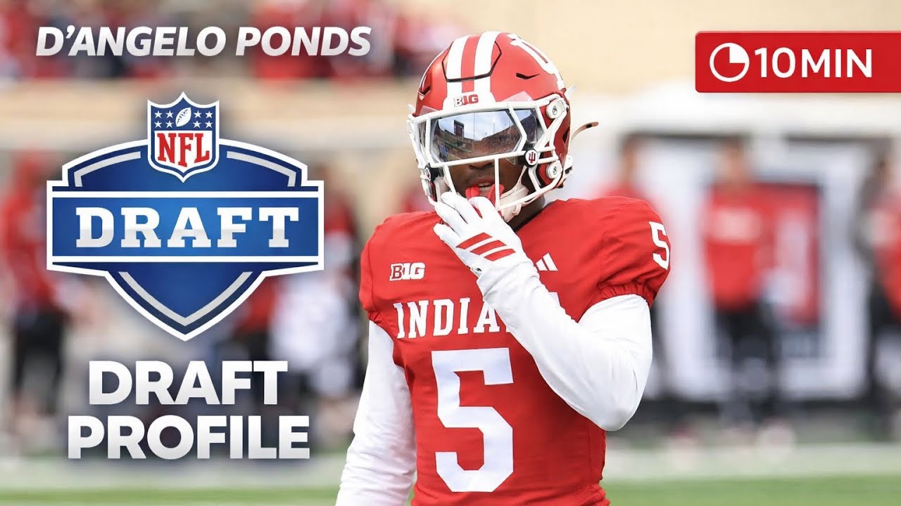 D'Angelo Ponds 2026 NFL Draft Profile in 10 Minutes