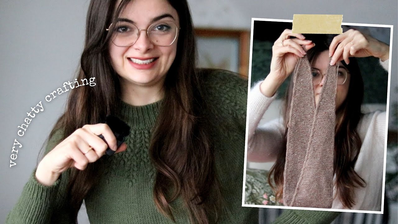 Готовый свитер Field Sweater, шарф Sophie Scarf и комбинезон для куклы 🧶 Уютный видеоблог о рукод...