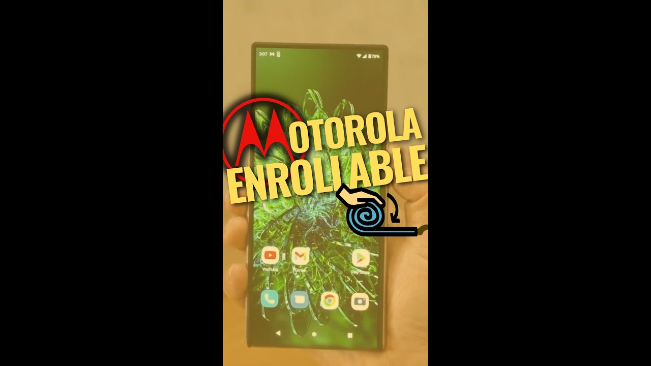 Nuevo concepto de Lenovo enrollable!