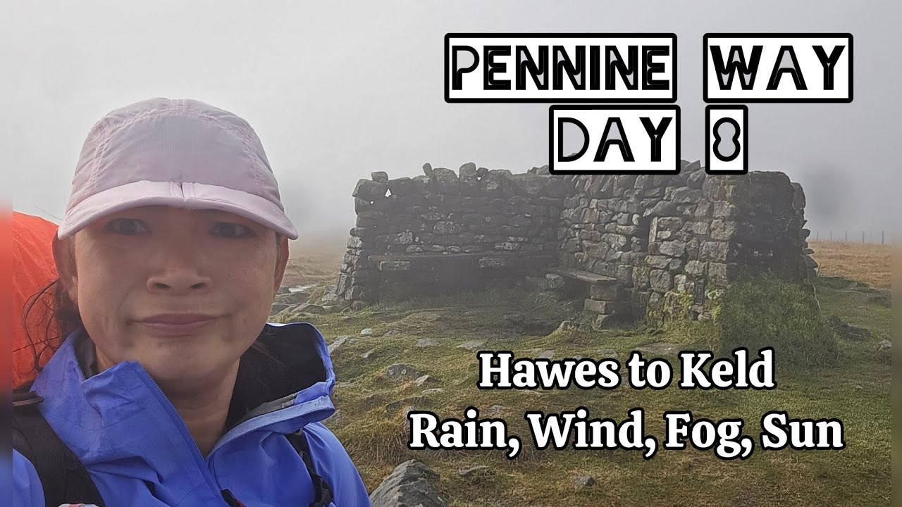 Day 8. Pennine Way. Great Shunner Fell in Miserable Weather. Hawes to Keld #pennineway