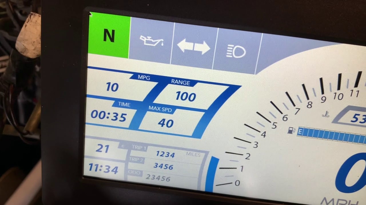 Motorcycle DIY TFT Dashboard