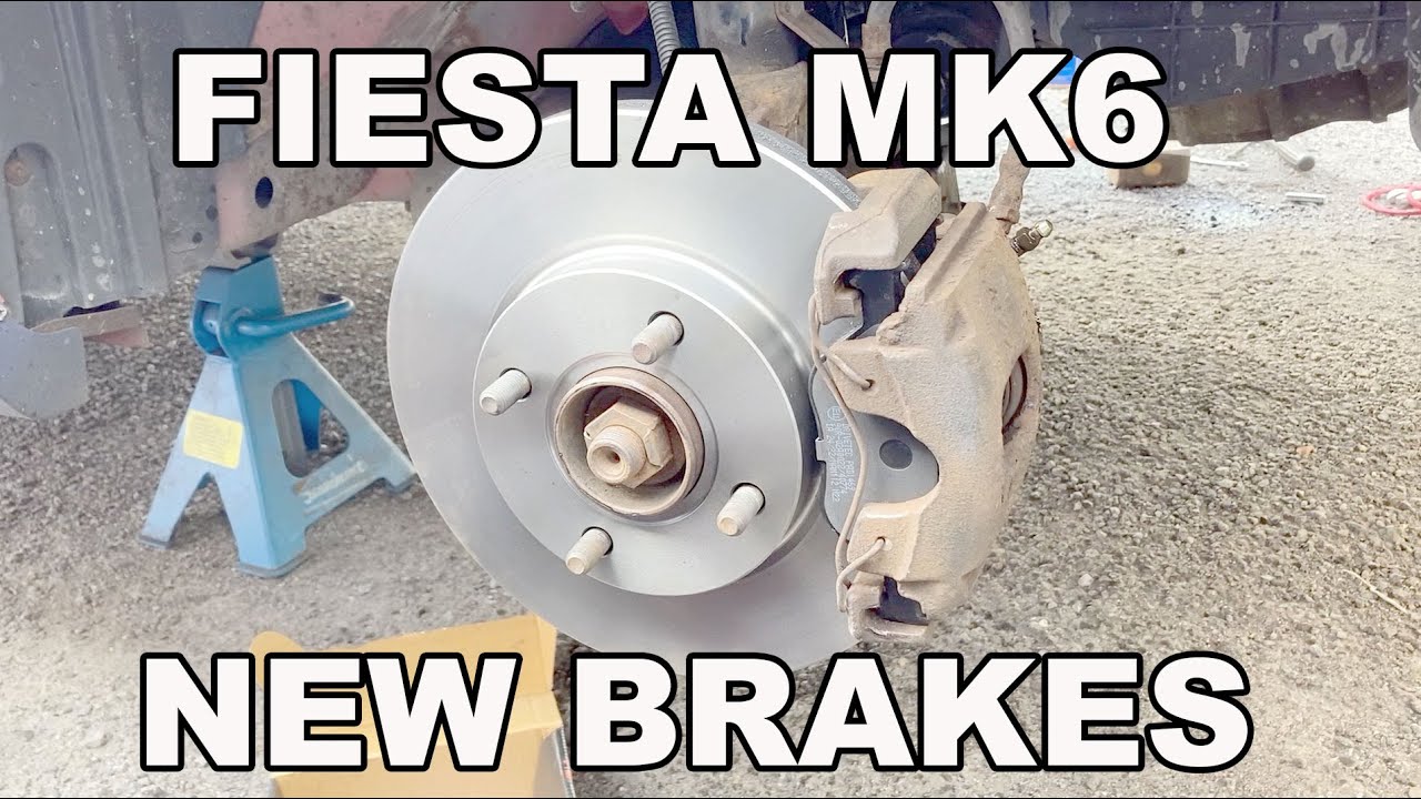 Ford Fiesta Mk6 - Установка новых передних тормозов