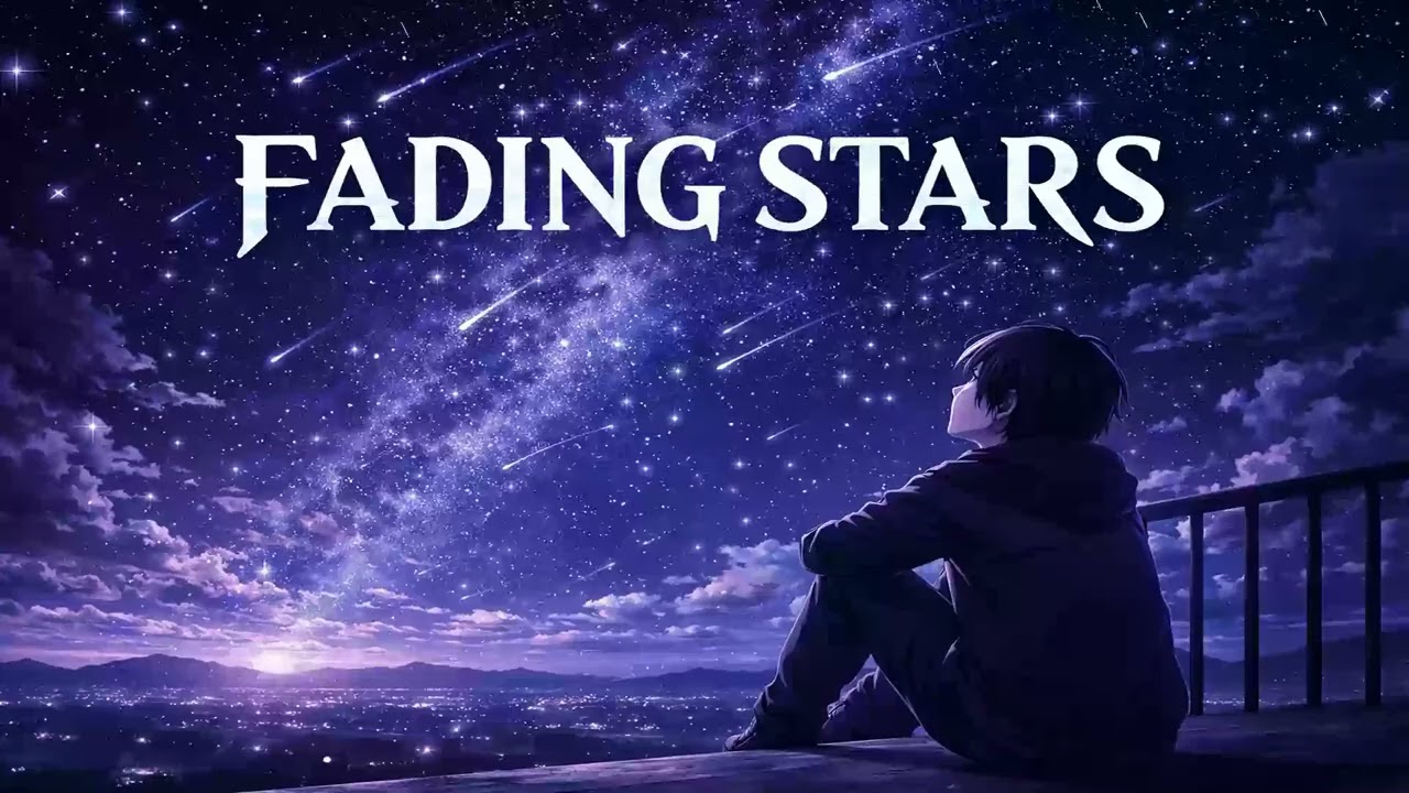FADING STARS | Emotional Anime Music | Cinematic Night Sky #phonkmusic  #phonk #justinbieber