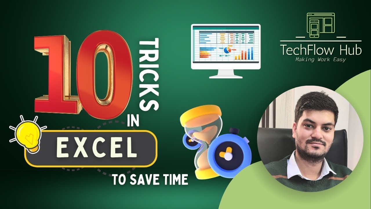 10 Excel tricks to save time | Learn Microsoft Excel #tricks #exceltips