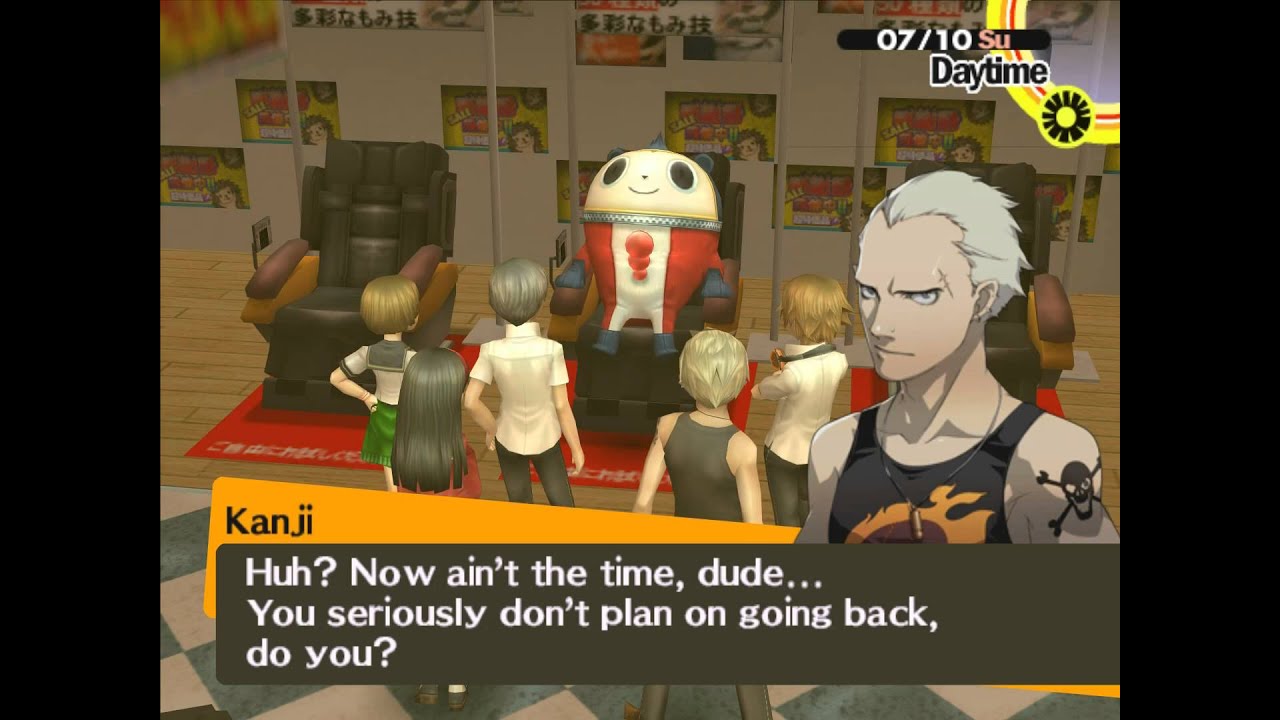 P4 Teddie Removes His Costume 1080p