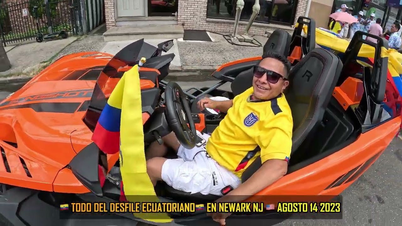 Desfile de Ecuatorianos en Newark NJ USA 14 Agosto 2023