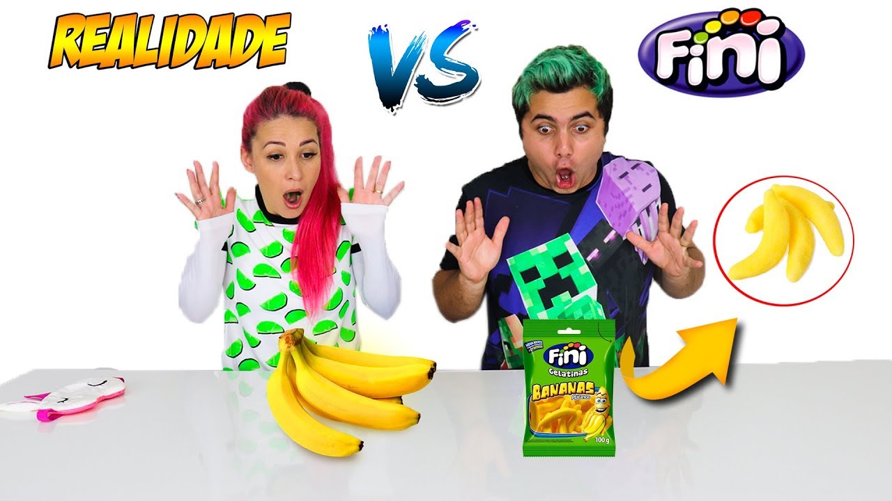BALA FINI VS COMIDA DE VERDADE  -  | Fam&iacute;lia Maloucos