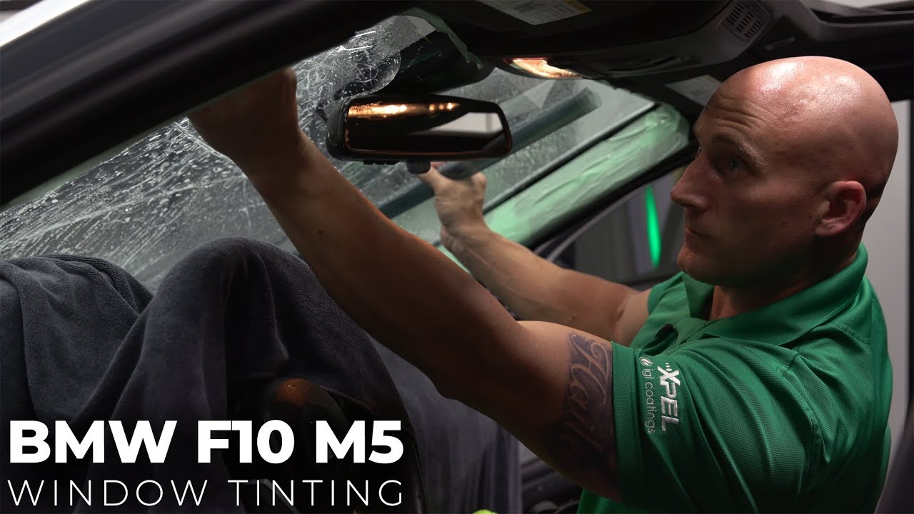 BMW F10 M5 : Xpel Prime XR Plus Window Tint - Mobile Tint Installation