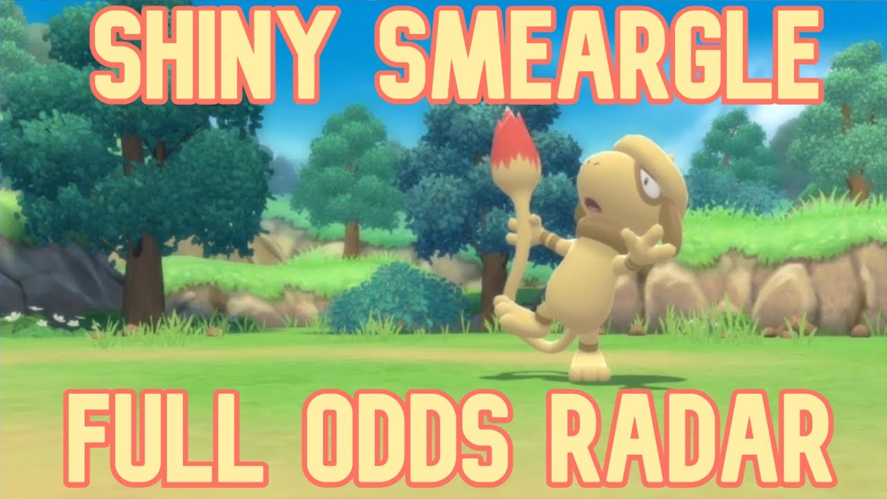 LIVE Shiny Smeargle in BDSP via No Chaining (full odds radar) + 4 phases