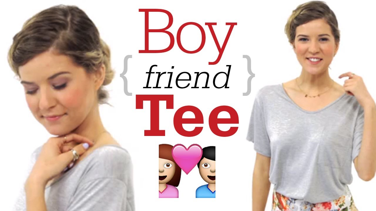 Rock a Boyfriend Tee OOTD with Meghan Rosette! #17daily
