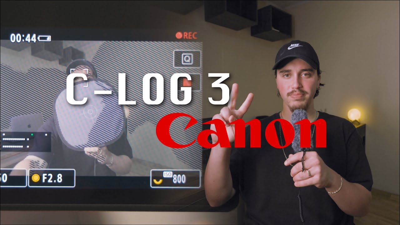 Exposição de imagem em C-Log 3 na Canon R6, R5 e R7