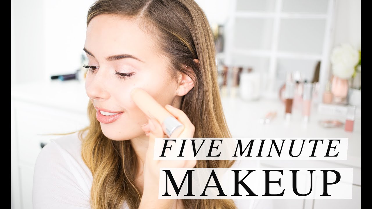 Five Minute Makeup Routine | One Brand Tutorial | Hello October | AD