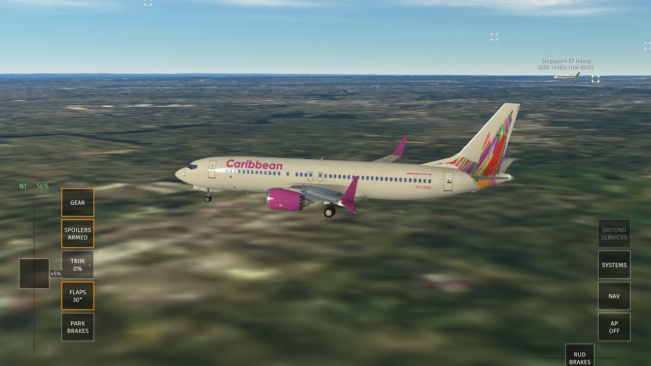 Infinite Flight- Port of Spain (TTPP) to New York JFK (KJFK) Caribbean 737 MAX 8