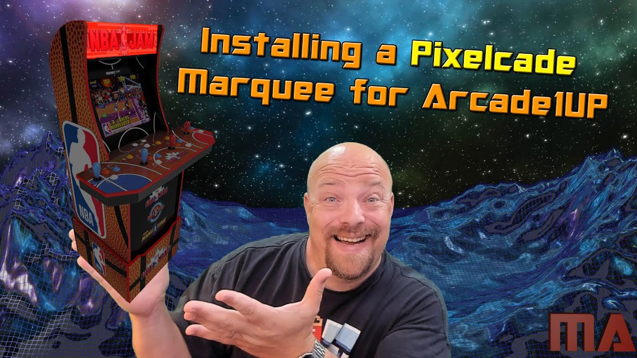 Installing a Pixelcade kit for an Arcade1UP with an Illuminated Marquee