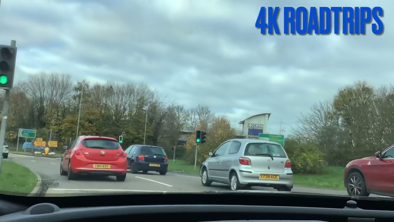 4K drive Northampton drive through || Beautiful UK countryside