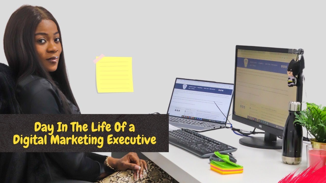 A DAY IN THE LIFE OF A DIGITAL MARKETING EXECUTIVE 👩🏽‍💻
