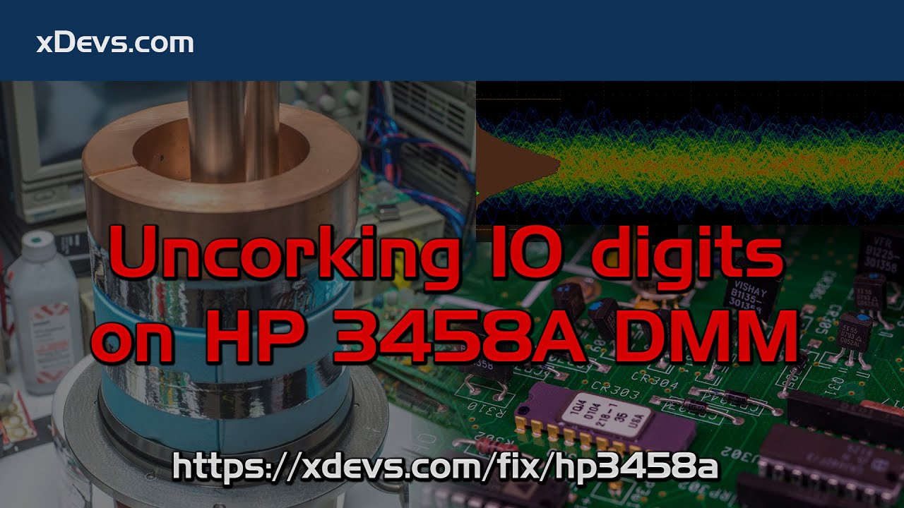 Unlock 10 digits on HP 3458A DMM
