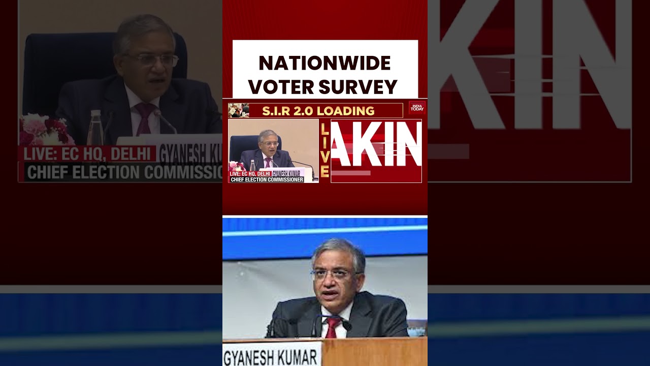 ECI Press Conference On SIR: India's Biggest Voter List Cleanup