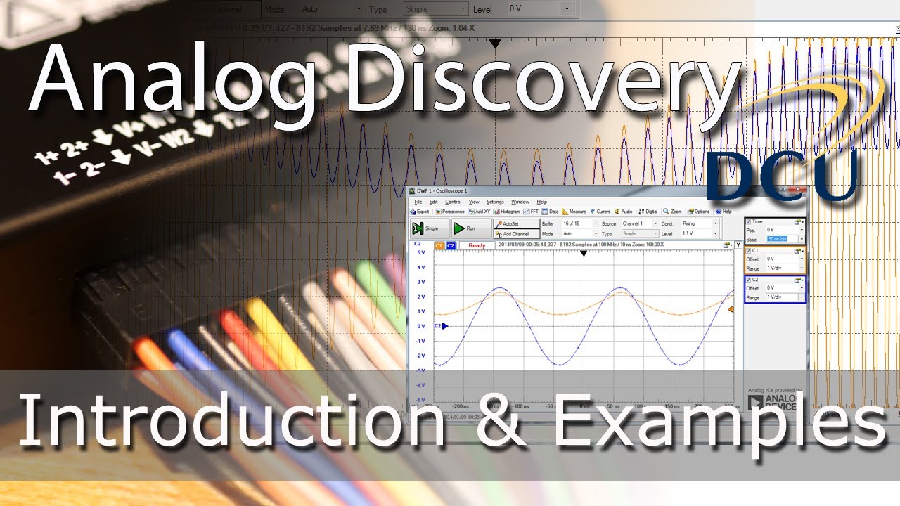 Analog Discovery - An Introduction with Practical Analog & Digital Examples (diode, flip-flop & i2c)