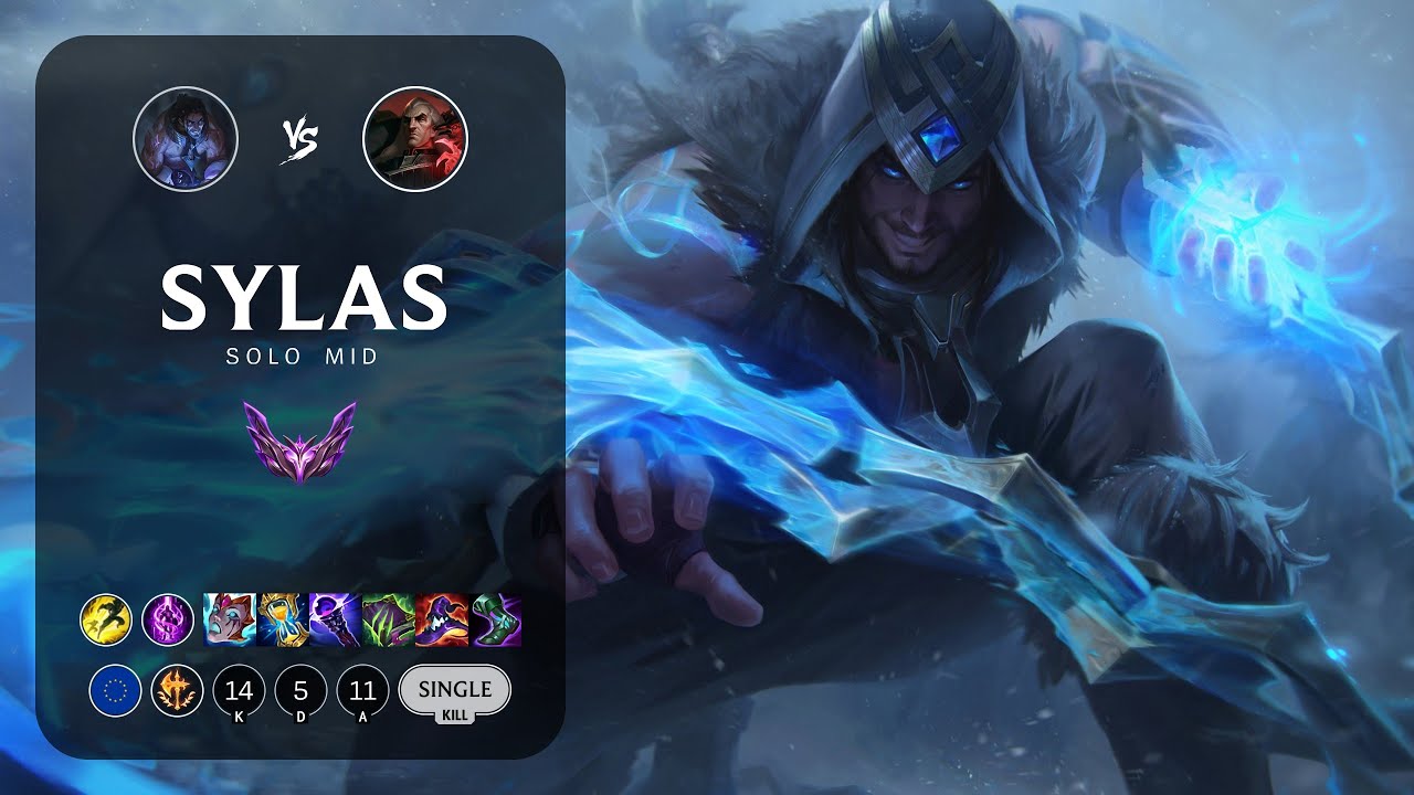 Sylas Mid vs Swain - EUW Master Patch 12.23