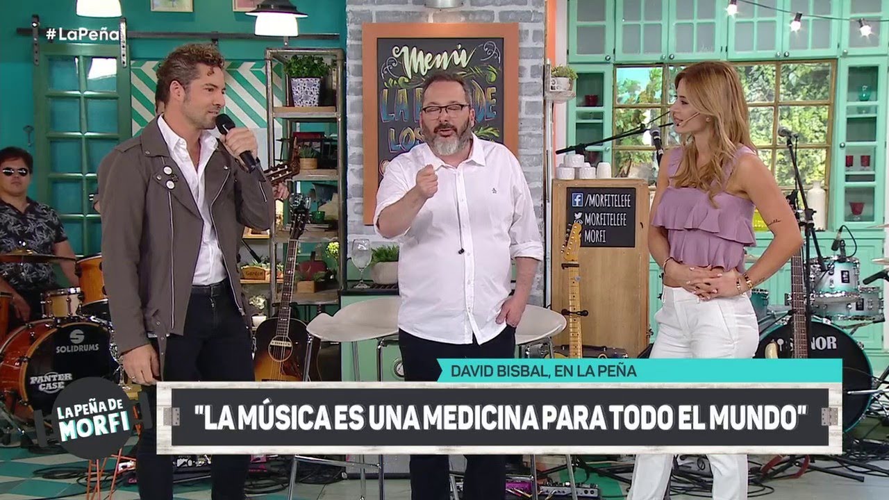 David Bisbal en una charla exclusiva con Gerardo Rozín en La Peña 2019