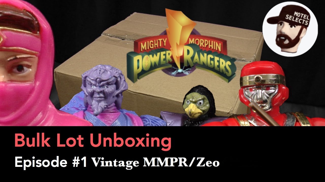 Bulk Lot Unboxing - Episode #1 - Vintage Mighty Morphin Power Rangers / Zeo / Misc.