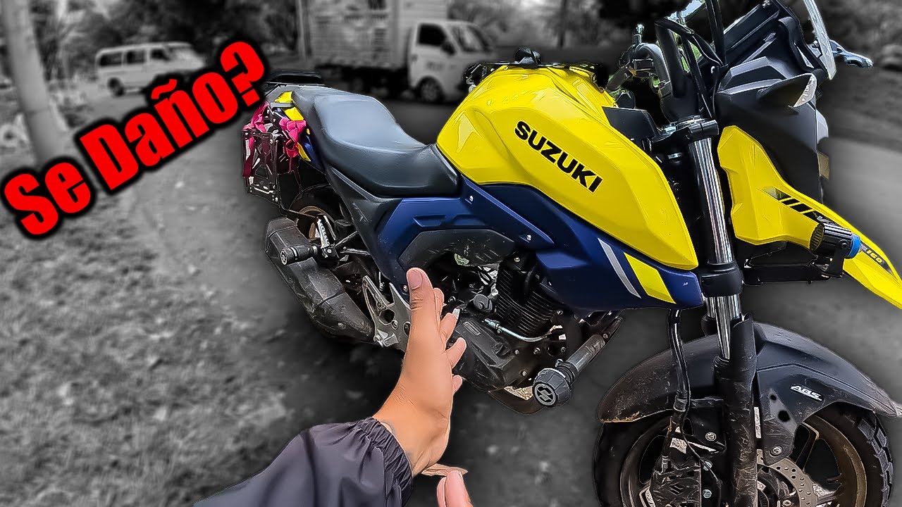 Después de Trocha Suzuki Baby Vstrom ¿Se dañó? 😱