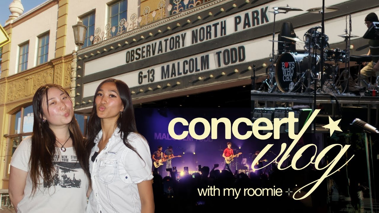 roommates @ the malcolm todd concert ✮˚!!