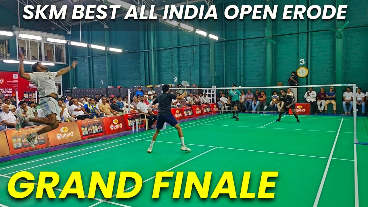 THRILLING FINAL MATCH!!! PRAKASH RAJ/KUSHAL RAJ vs LOKESH/GANESH | SKM OPEN ALL INDIA 2026