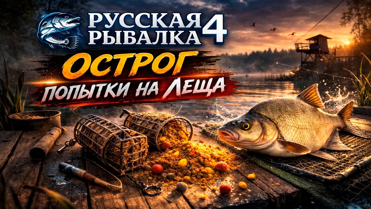 Русская Рыбалка 4 — КОМАРИНОЕ ТРОФЕИ | ПОПЫТКИ НА ЛЕЩА | СЕРИЯ 5