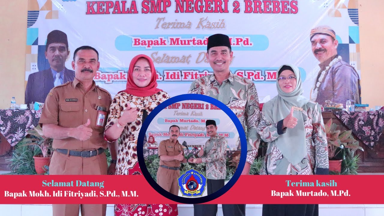 PISAH SAMBUT KEPALA SEKOLAH SMP NEGERI 2 BREBES
