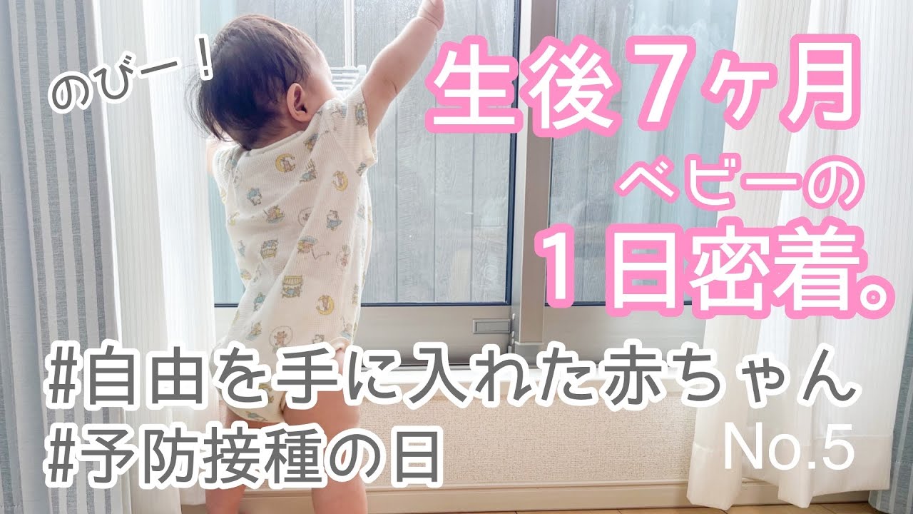 【平日ルーティン】かわいい後追い期に突入！急拡大の行動範囲にてんやわんやな毎日。【ワンオペ】【1日の過ごし方】