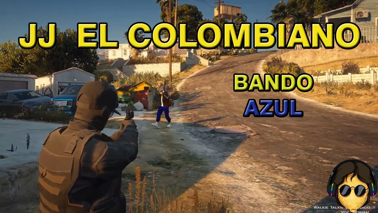 LA MUERTE DE JJ EL COLOMBINAO (Bando Azul) POR LOS VERDES / GTA V Roleplay / Forasteros RP