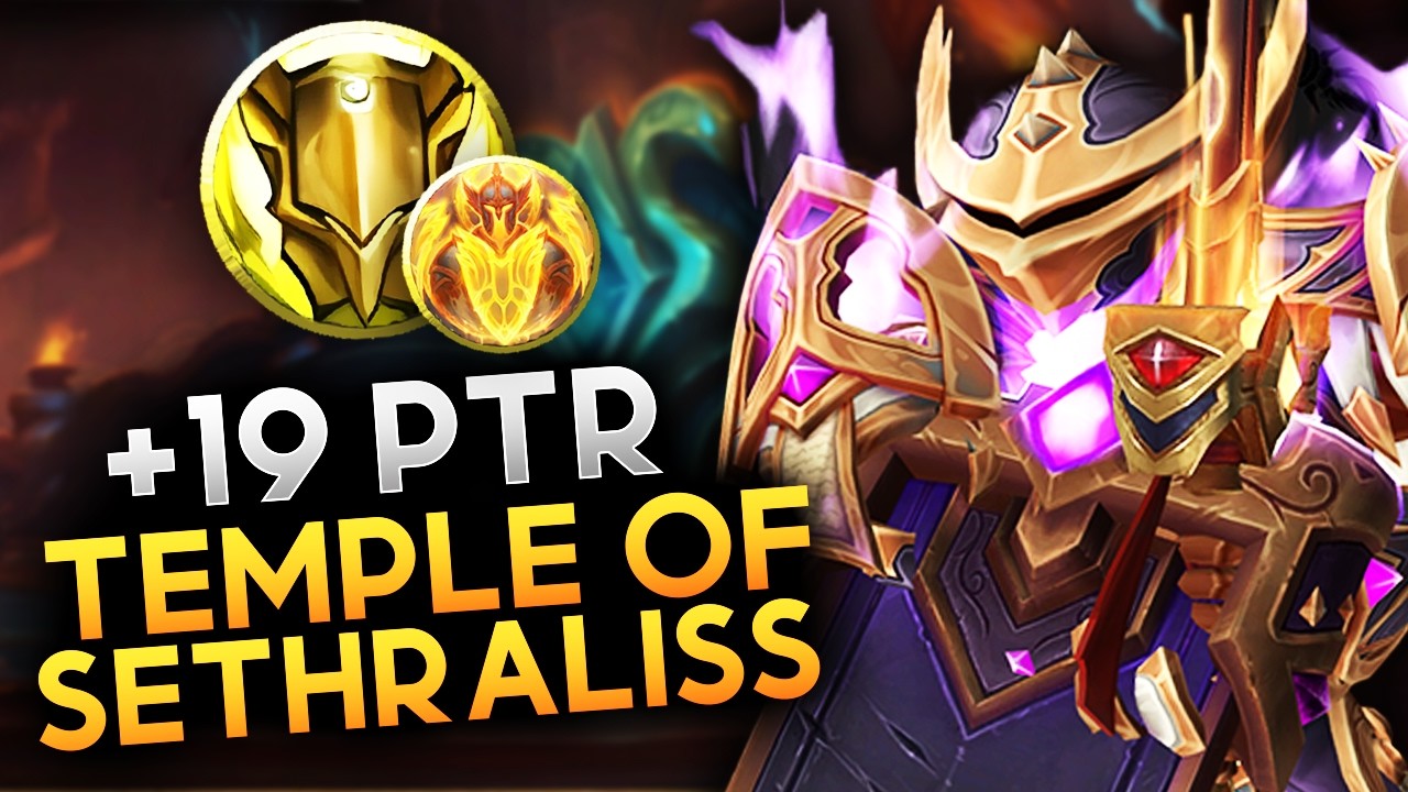 Temple of Sethraliss +19 | Lightsmith Prot pally | Midnight Season 2 PTR