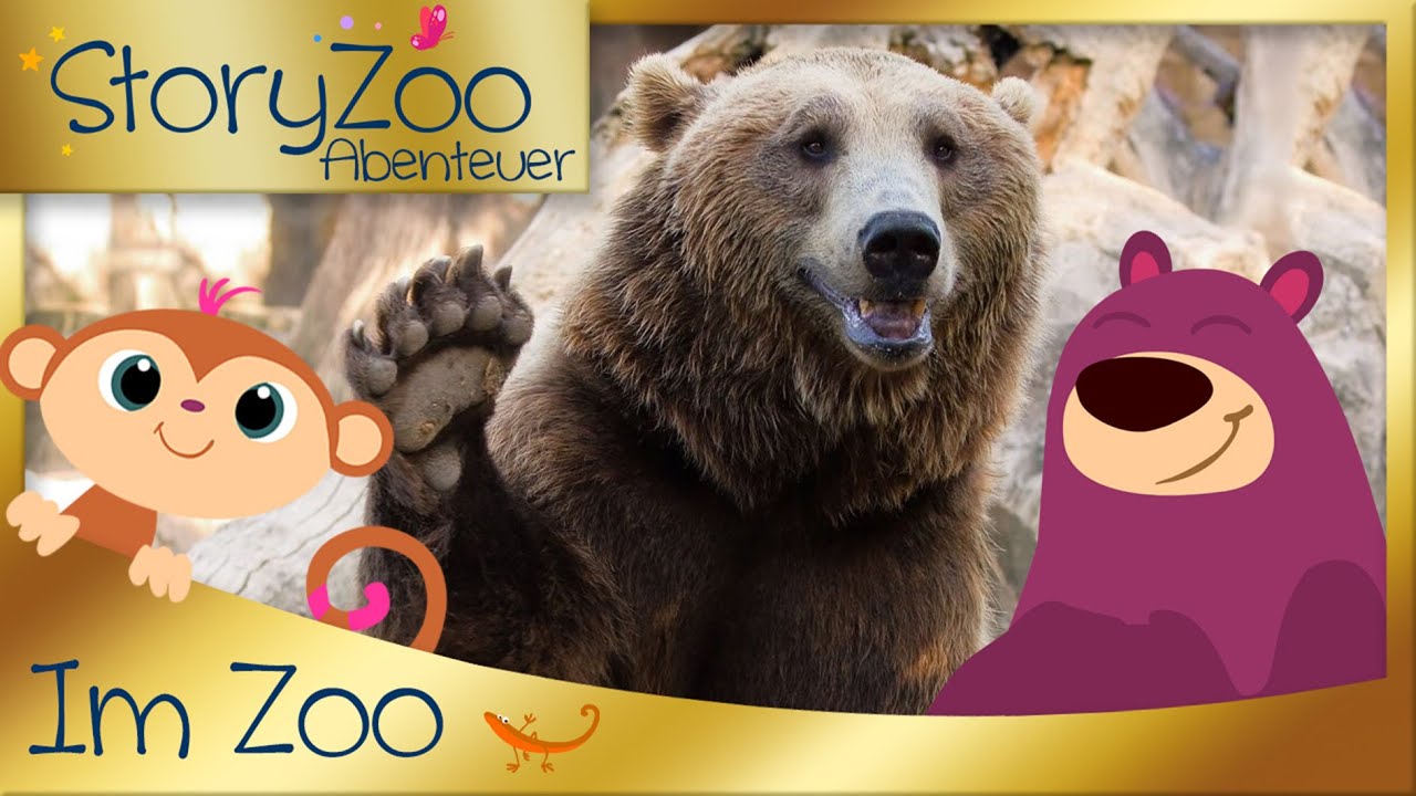 StoryZoo Abenteuer im Zoo 🦁 | Biber & Braunbär 🐻 | Lehrvideos für Kinder | #storyzoo