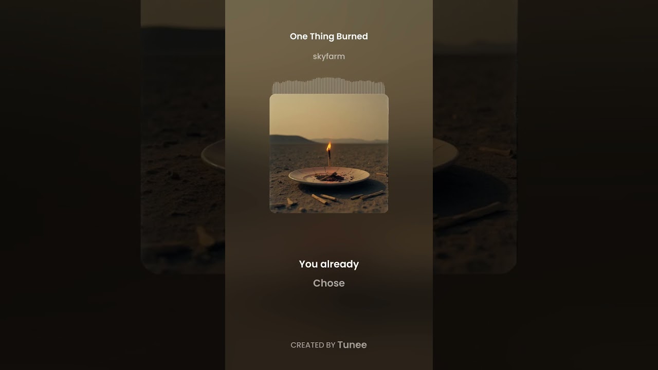 the Watcher-14 One Thing Burned