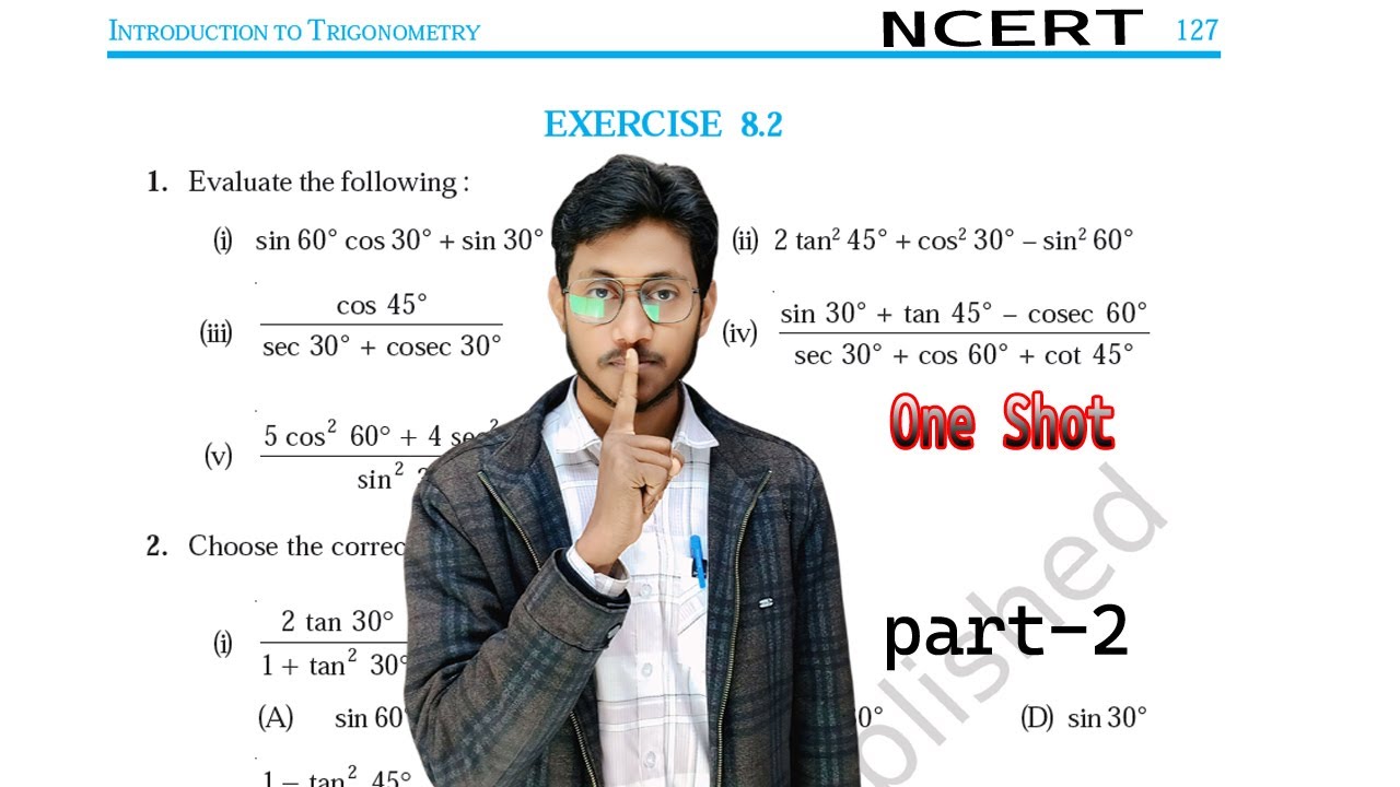 Ncert 10th maths Ex 8.2 by PK Sir || 10th trigo Ex-8.2 ||