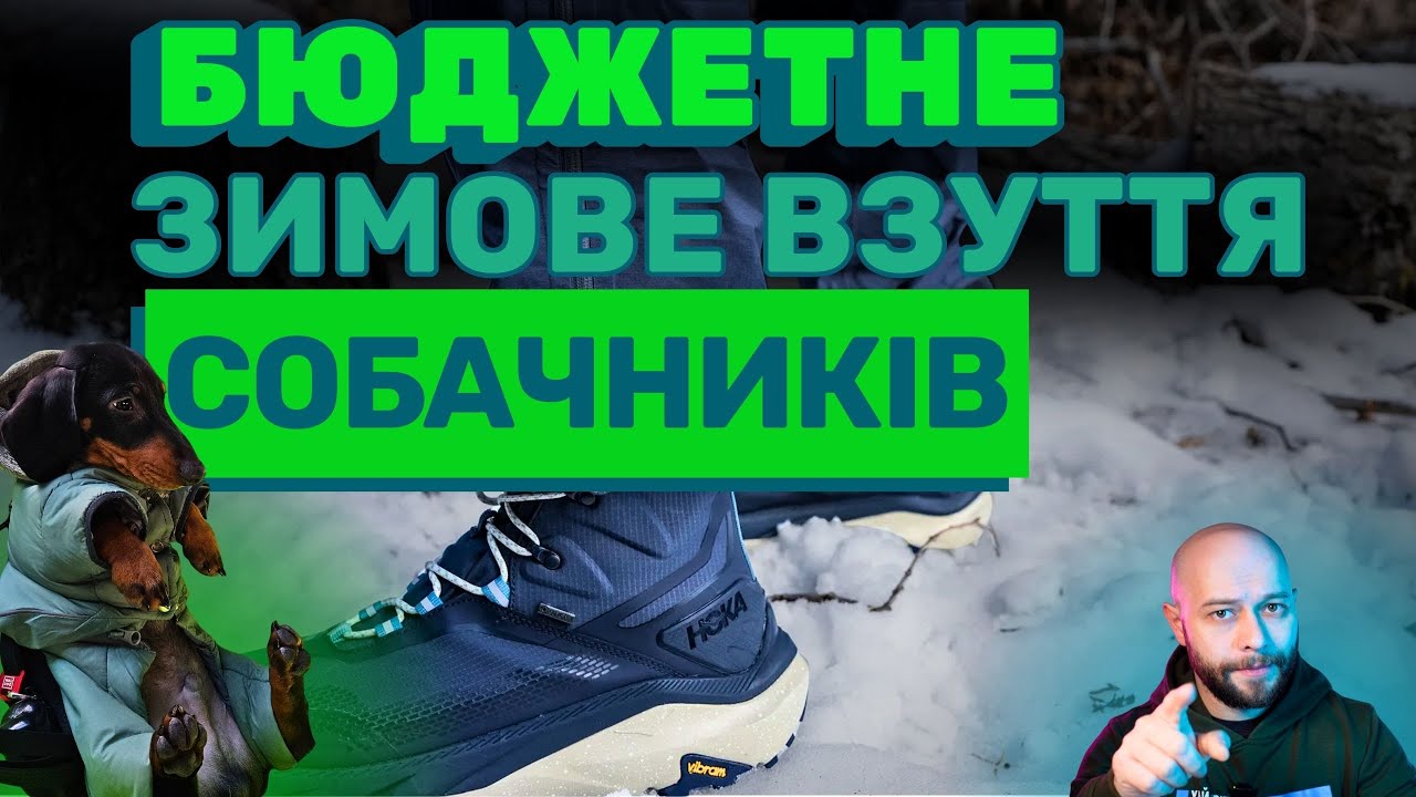 Дешеві Зимові КРОСІВКИ для прогулянок з СОБАКОЮ