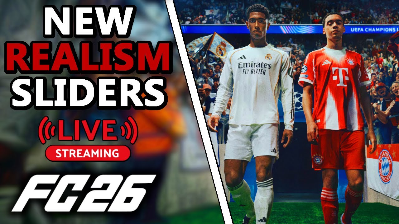 FC 26 Gameplay -  FC 26 Realistic Sliders & Settings!