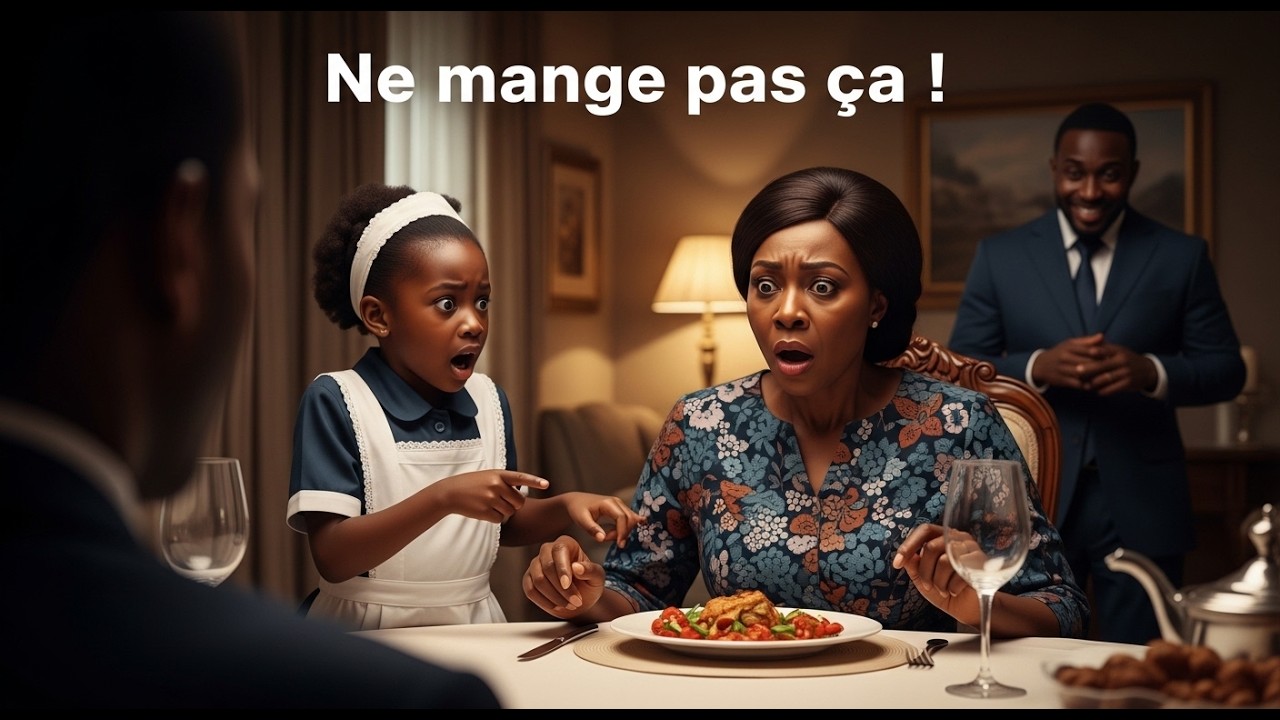 La fille de la femme de ménage a crié :  N’en mangez pas, madame — j’ai vu ce que votre mari y met !
