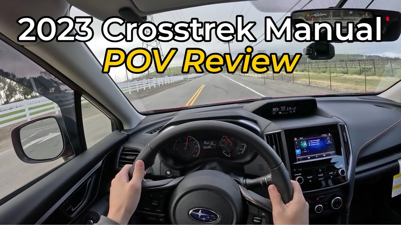 Обзор Subaru Crosstrek 6MT 2023 года (от первого лица) — идеальный автомобиль для повседневного и...