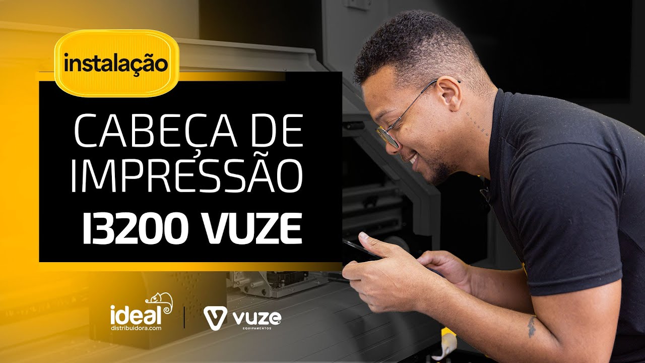 INSTALANDO A CABEÇA DE IMPRESSÃO NA SUA PLOTTER I3200