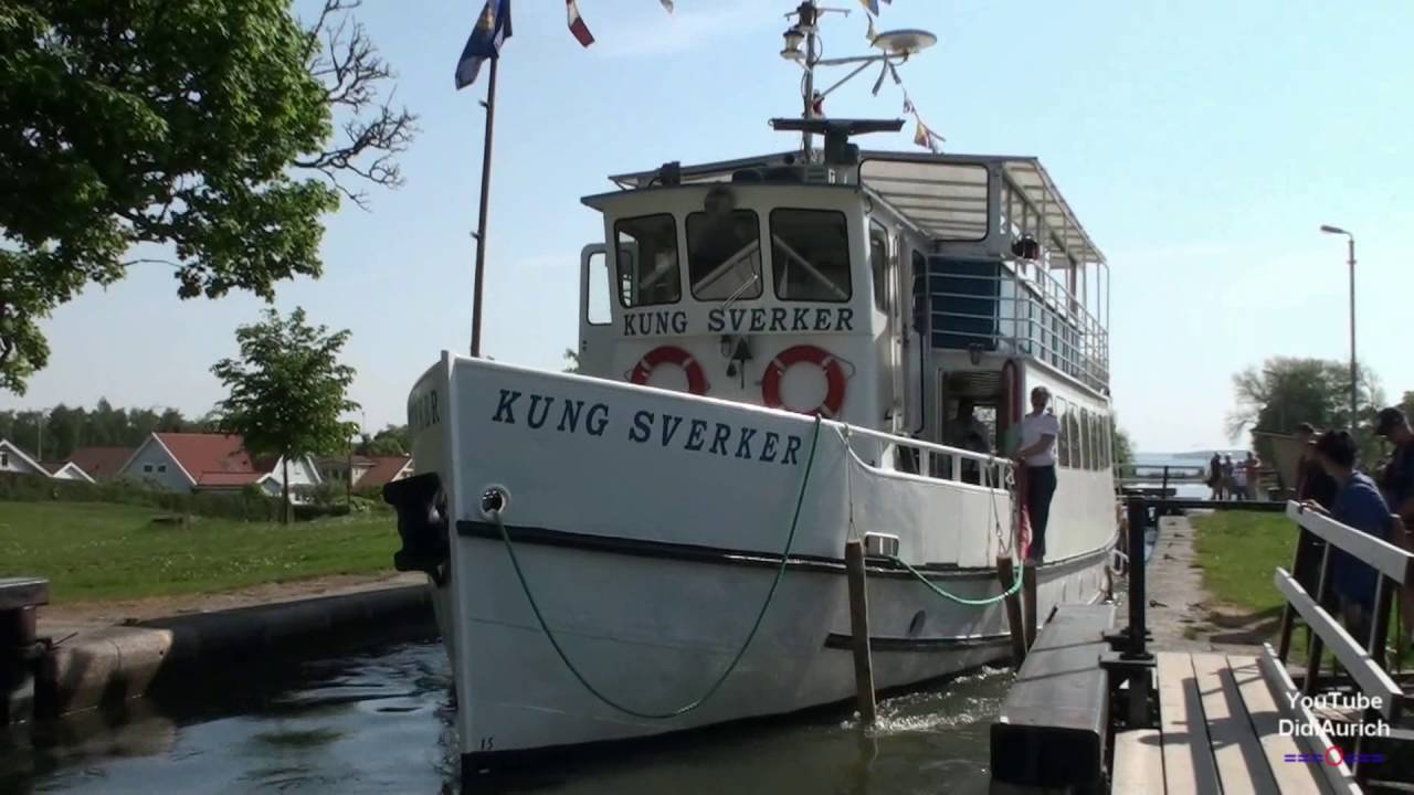 Schweden Schleuse Göta Kanal Berg Linköping Sluserne Berg Östergötland Västra Götaland Sverige