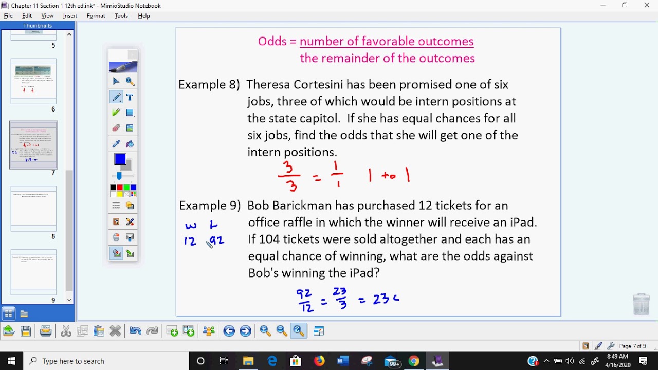 Computing Odds