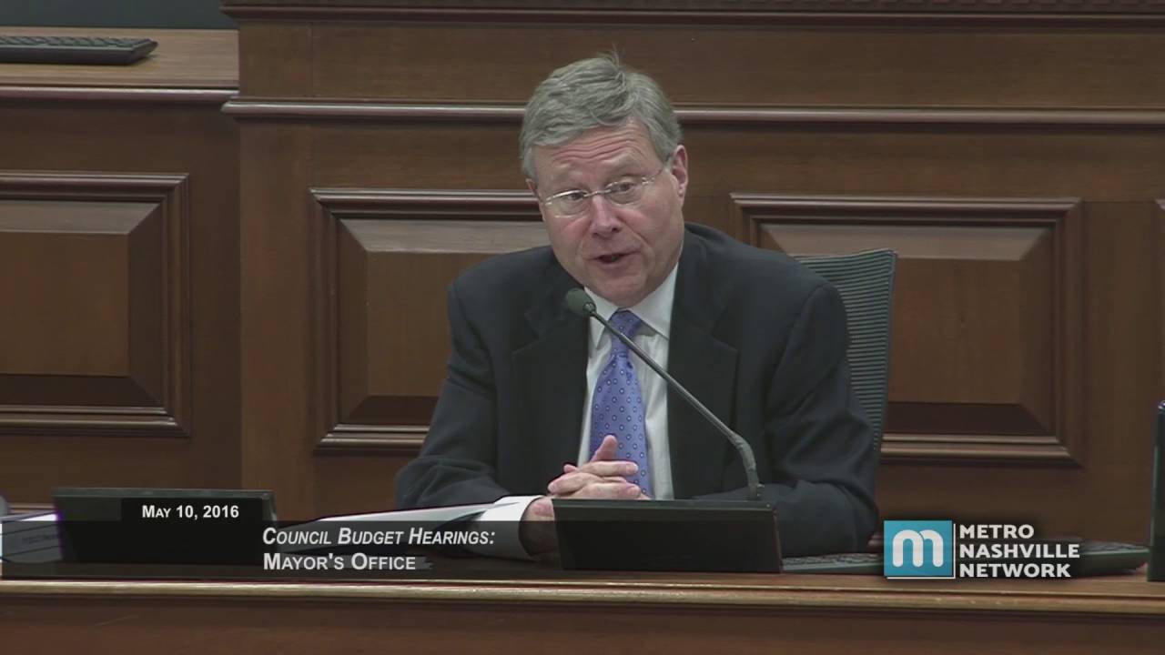 Council Budget Hearings Mayors Office May 10, 2016