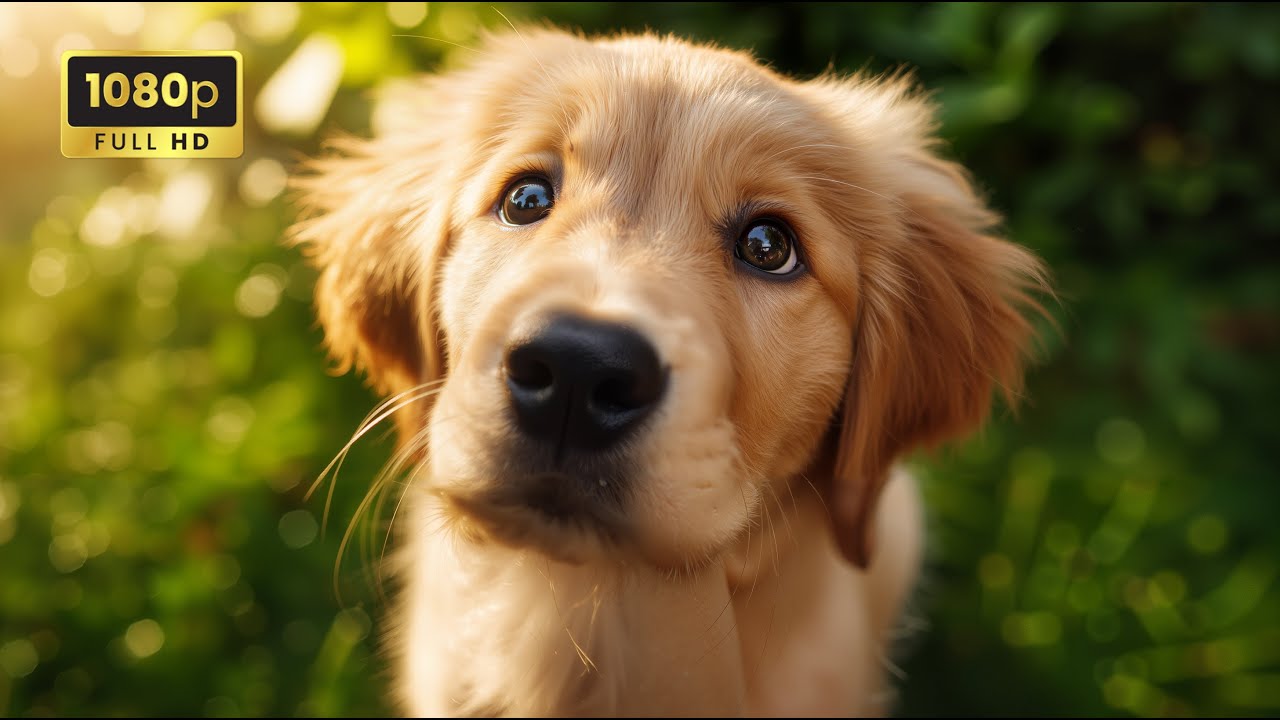 Gentle Puppy Atmosphere 🐶 Soft Piano Music, Warm Light Nature and Peaceful Morning Energy