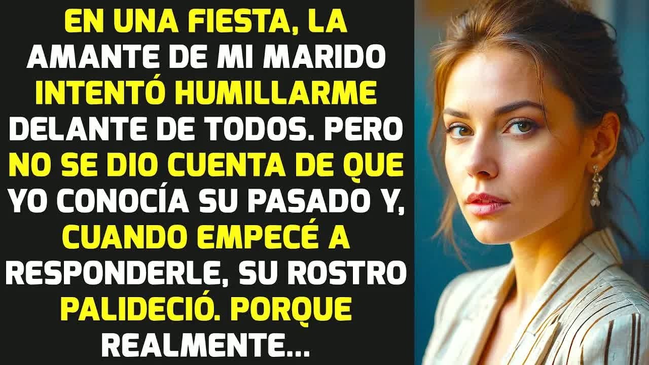 En Una Fiesta La Amante De Mi Marido Intentó Humillarme Delante De Todos Pero Yo.. HISTORIAS LA VIDA