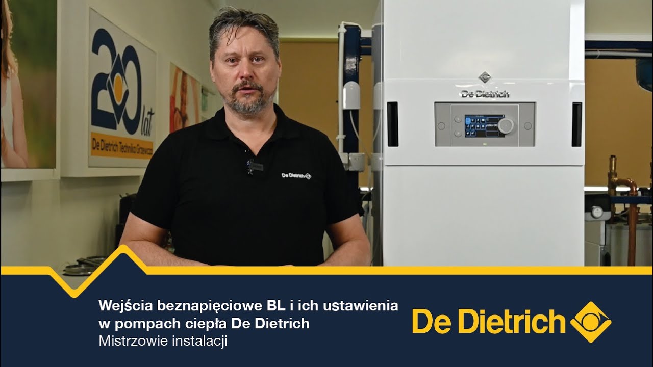 Jak wykorzystać wejścia beznapięciowe BL w pompach ciepła De Dietrich? | Mistrzowie Instalacji