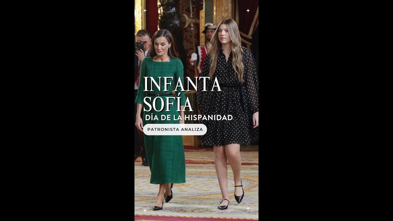 El look tan comentado de la Infanta Sofía en el día de la Hispanidad