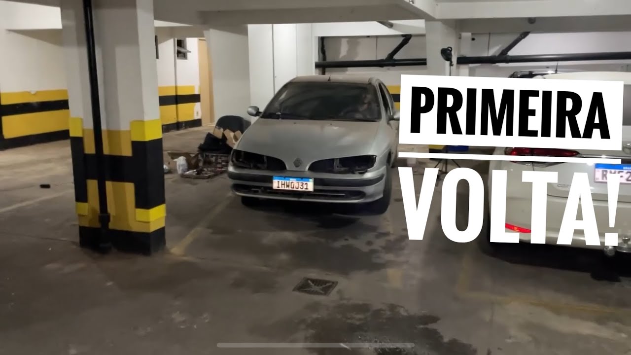 Depois de 4 anos a primeira volta do segundo Megane RXE.
